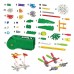 Kit de Robótica, 163 pcs, Escorpião Robótico Motorizado p/ Montar, STEM Brinquedo Educativo