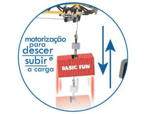 Guindaste Motorizado Gigante 80cm altura compativel Knex, Kit
