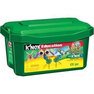 KNEX Kids Infantil; 131 pçs; 3 +; Brinquedo Educativo STEM, modelos de montagem
