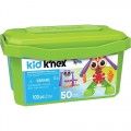 Kid K'nex 50 Modelos, Kit Robótica Estrutural Infantil Knex 100pcs STEAM a partir de 3 anos