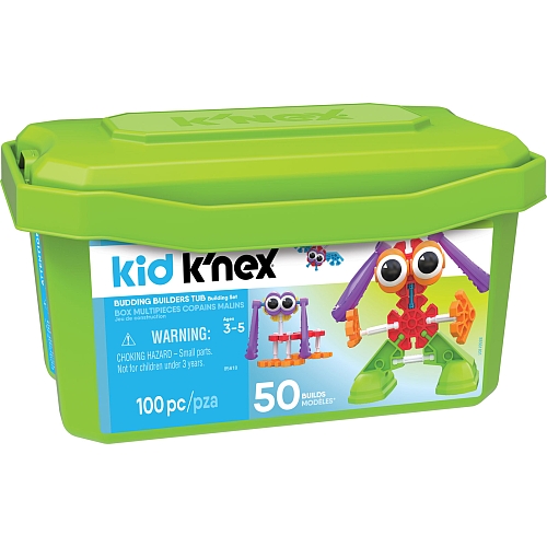 Kid K'nex 50 Modelos, Kit Robótica Estrutural Infantil Knex 100pcs STEAM a  partir de 3 anos