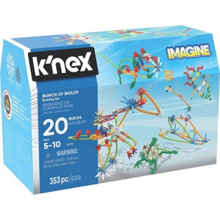 KNEX Kid 5+ Construção Kit Robótica Estrutural 20 modelos com 353pcs k´nex