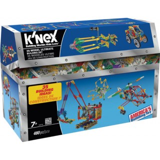 K'NEX 35 Modelos de Construção, Kit Robótica Estrutural com 480 peças