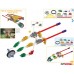 STEM KNEX 3 Modelos, Kit Robótica Estrutural Educativo 139pcs alavancas, polias, hastes