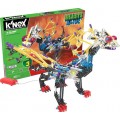 KNEX 362 peças, Kit Robótica, 3in1 Dragão Dinossauro X-Flame Motorizado p/ Montar STEM