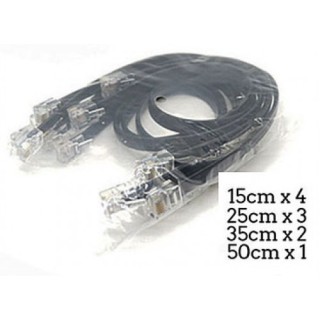 Cabos Conectores compatíveis c/ Lego Mindstorms Kit 10 Cabos, EV3 Cable Pack