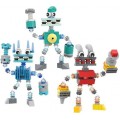Robozinhos COMBO3 Robôs Humanoides, kit de Montagem + de 80 pçs cada