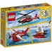 LEGO 31057 Kit de construção 3em1, barco, helicoptero e avião com 102 peças