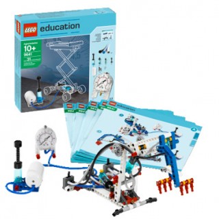 Lego Education, Kit 9641 Pneumatics Add on Set, Kit Ciências energia Pneumática