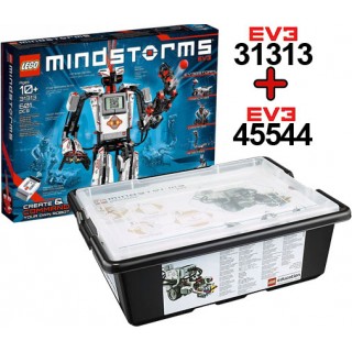 LEGO EV3 Mindstorms 31313 (601pcs) + Education 45544 (541pcs) cOMbO rOBóTicA