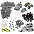 Kit LEGO Education Rodas, Monta 12 veículos simultâneos, 286 pçs p/ montar, 4+, Pré 1 e 2