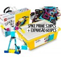 Spike Prime 528pcs Principal + Expansão 603pcs LEGO Kit Robótica Spike Prime 1131pcs