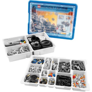 9695 LEGO Mindstorms Education Resource Set, Kit c/ 817 pçs diversas: Rodas, Conectores...