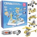 50 em 1 Projetos Kit Robótica Motor 180 peças Blocos de Montagem kit STEM