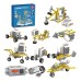 50 em 1 Projetos Kit Robótica Motor 180 peças Blocos de Montagem kit STEM