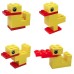 Pato Lego Compativel 6pcs Serious Play Dinamica Montagem rápida Patinhos