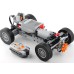 Veiculo Completo Chassi Controle Motor Rodas 62.4x20mm compatível Lego
