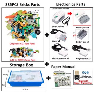 WeDO 3.0 Lego Réplica Versão + Completa Robótica 390pcs Kit Education