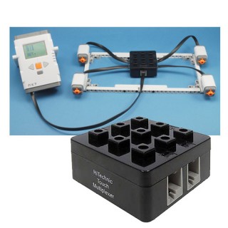 Touch Sensor Multiplexer (ntx1060) p/ Robô LEGO MindStorms NXT