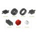 Lego® Dacta Conjunto De Rodas e Eixos 9269 com 288pcs