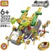 Criatura Robôs 3x1 Compatível Knex 2 motores, 208pcs Kit Robótica Infantil STEM 6+ 