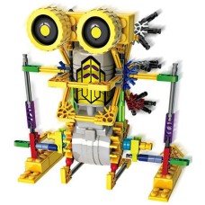 Robô Canguru 125 pçs, Kit de Robótica Infantil Educativo Motorizado p/ Montar STEM 6+
