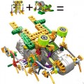 Criatura Robôs 3x1 Compatível Knex 2 motores, 208pcs Kit Robótica Infantil STEM 6+ 