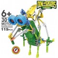 Robô Dinossauro Pterossauro 119 pçs, Kit Robótica Infantil Educativo Motorizado STEM 6+