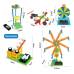 Maker Kit 5em1 Artesanal DIY STEM 8+ Robótica Simples Elevador Atirador