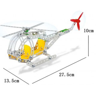 Helicoptero, Educativo 154 pçs, Robótica Estrutural Montagem c/ parafusos