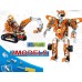 Metal Robô Trator Escavador parafusos 2 em 1 Robótica Estrutural 389 pçs
