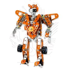 Metal Robô Trator Escavador parafusos 2 em 1 Robótica Estrutural 389 pçs