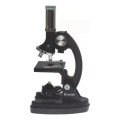 Microscópio Kit Ciencia Biologia Iniciantes 1200x Xsp-1xt 12 laminas preparadas