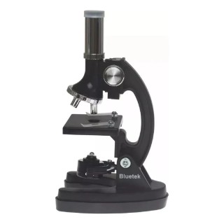 Microscópio Kit Ciencia Biologia Iniciantes 1200x Xsp-1xt 12 laminas preparadas