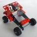 Carro Bimodelo, Kit Robótica 2 modelos, Brinquedo Metálico Montagem 69 peças