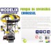 Carrossel Metálico c/ Motor, Kit Robótica Simples p/ Iniciantes, Montagem com + de 150pçs