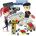 Kit Robótica Educacional Completo 3 a 5 alunos por kit 530pcs Ensino Fundamental 2