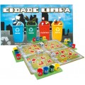 Coleta Lixo Jogo Tabuleiro Educativo, Cuidado c/ Meio Ambiente, 2 a 4 jogadores, 6+