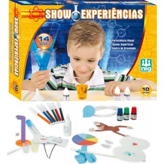 Ciência e quimica. Brinquedo Educativo. Kit 14 experiências científicas, 10+