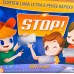 Jogo STOP, roleta de plástico, 60 temas Muito divertido, 2 a 4 participantes, 6+