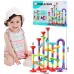 Corrida Bolinhas, Circuito Labirinto Brinquedo Montar 93pcs DIY Marble Run