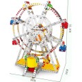 Réplica Roda Gigante Motor Emite Som e Luz, Kit Robótica Educativo, + de 900 pcs STEM 8+