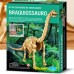 Braquiossauro, Brinquedo Educativo, Kit de Paleontologia, Escavação de fósseis, 7+