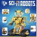 Robô 513 pçs Controle Remoto, Kit Robótica Educativo STEM, Leds 8+