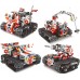 Robô 5x1 veiculos Controle Remoto STEM, Kit Robótica 533 pcs 8+ DIY