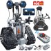 Robô 408 pçs Controle Remoto, Kit Robótica Educativo Motor STEM, Brinquedo Inteligente 8+