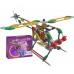 Helicoptero 144 pçs de Montar, Robótica Estrutural Infantil Educativo STEM 6+