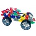 Kart Kit Robótica 179 pçs, Infantil Educativo p/ Montar STEM 6+ compativel knex