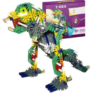 T-Rex Robô 255 pçs, Kit de Robótica Infantil Educativo Motorizado STEM 6+