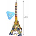 Torre Eiffel Replica Maquete Robótica Estrutural 1311 pcs Kit arquitetura 1,30 altura STEM
